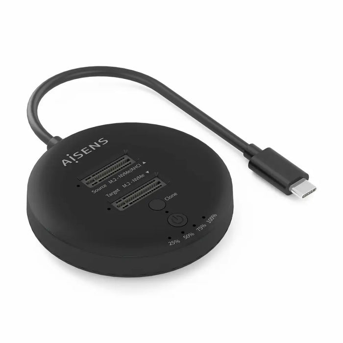 Основа за Зареждане Aisens ASDS-2M2N05-BK Черен