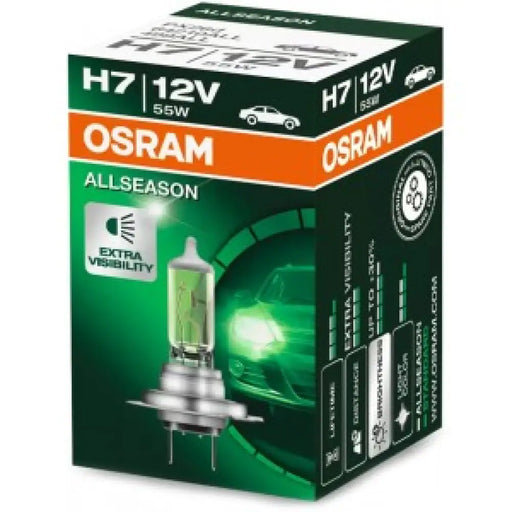 OSRAM ALL SEASON H7 55W 12V CARTON BOX 1 PCS