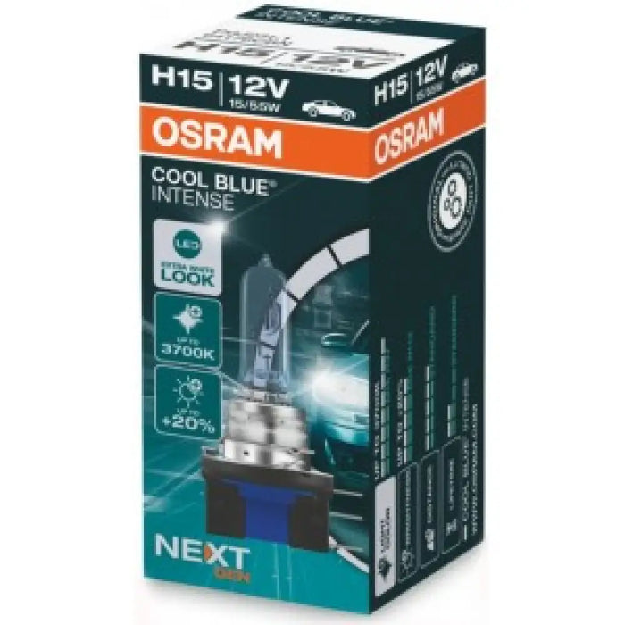 OSRAM COOL BLUE INTENSE (NEXTGEN) +100% H15 3700K 15/55W
