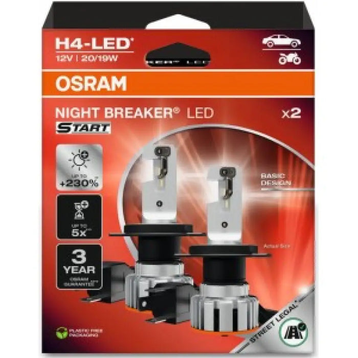 OSRAM H4-LED NIGHT BREAKER SMART 6000K 20/19W 12V +230%