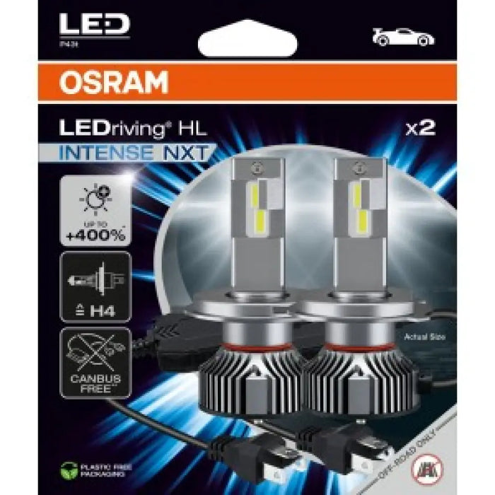 OSRAM H4 LEDRIVING HL INTENSE NXT 6000K 42/40W 12V HANGING