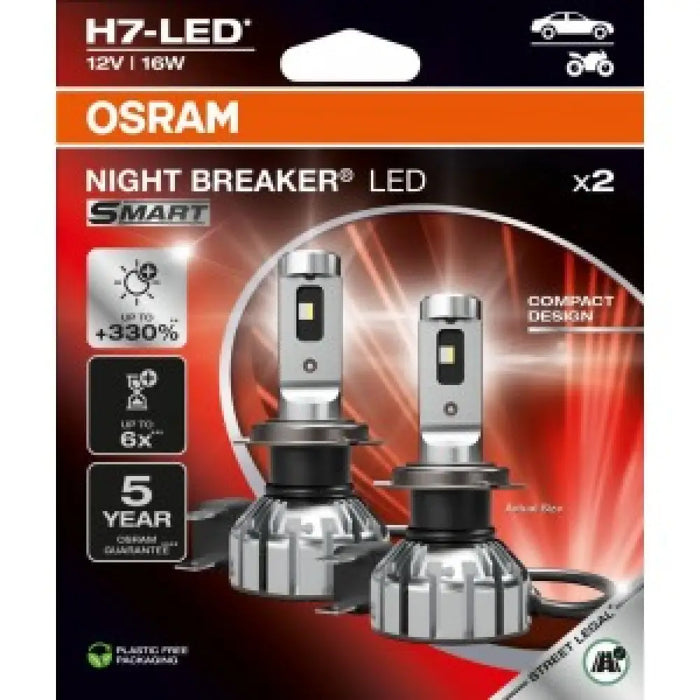 OSRAM H7-LED NIGHT BREAKER SMART 6000K 16W 12V HANGING
