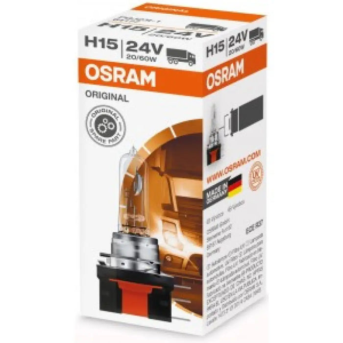 OSRAM ORIGINAL LINE H15 3200K 20/60W 24V CARTON BOX 1 PCS