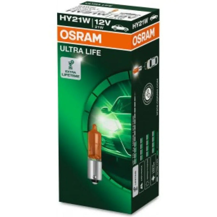 OSRAM ULTRALIFE AUX HY21W 21W 12V CARTON BOX 10 PCS