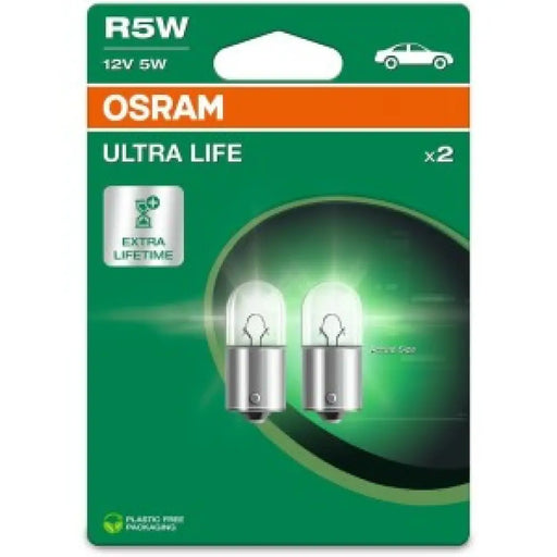 OSRAM ULTRALIFE AUX R5W 5W 12V CARTON BLISTER X2 PCS