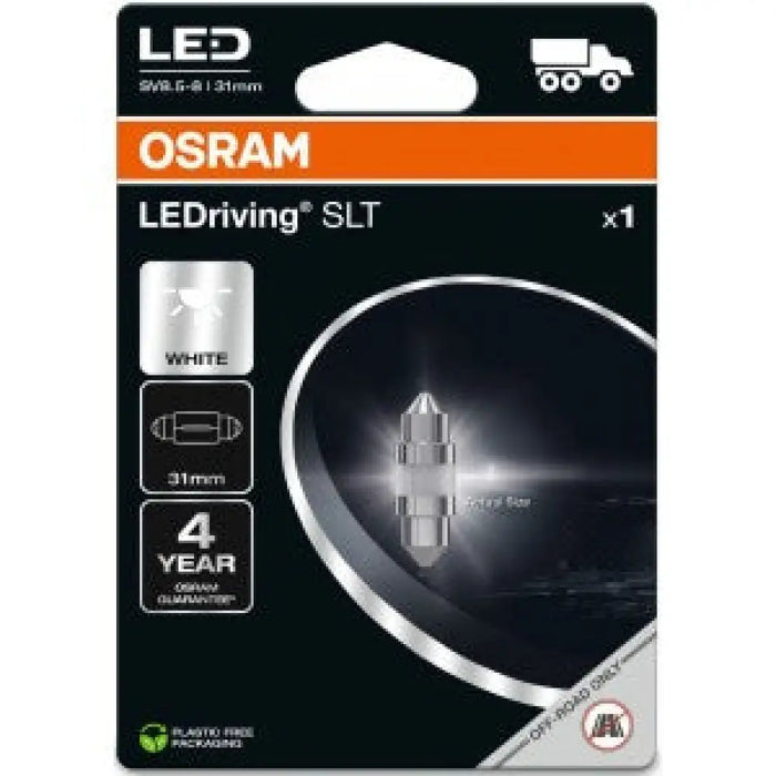OSRAM WHITE 5700K C5W (31MM) 5700K 0,8W 24V CARTON BLISTER