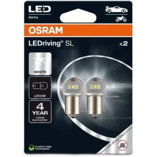 OSRAM WHITE 6000K R5W LED 0,5W 12V CARTON BLISTER X2 PCS