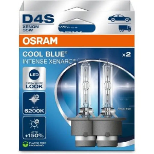 OSRAM XENARC COOL BLUE INTENSE (NEXTGEN) +150% D4S 6200K
