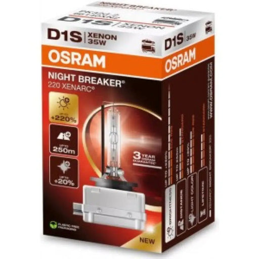 OSRAM XENARC NIGHT BREAKER 220 D2S 4500K 35W 85V CARTON BOX
