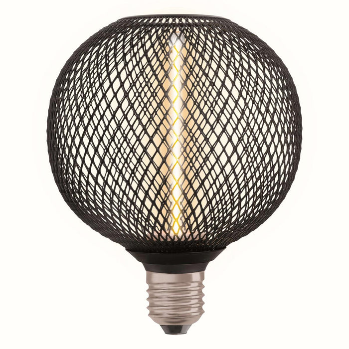 LED ЛАМПА GLOBE  FIL S12 E27 1800K ЧЕРНА