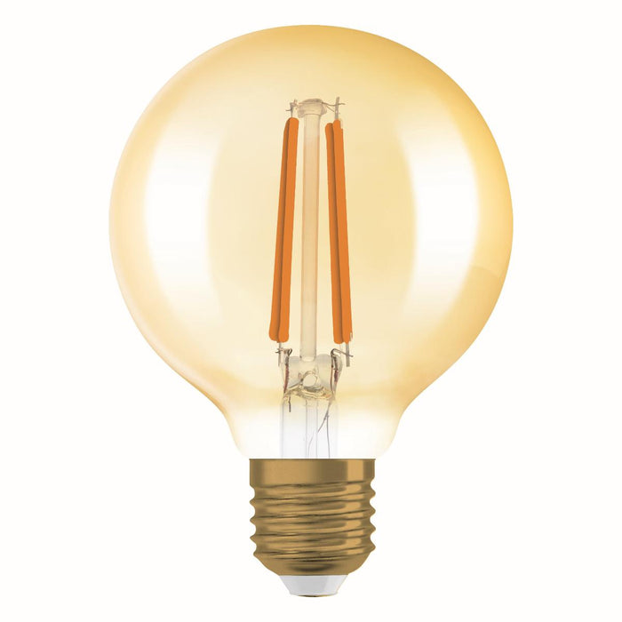 LED ЛАМПА VINTAGE GLOBE80 GOLD60 DIM E27