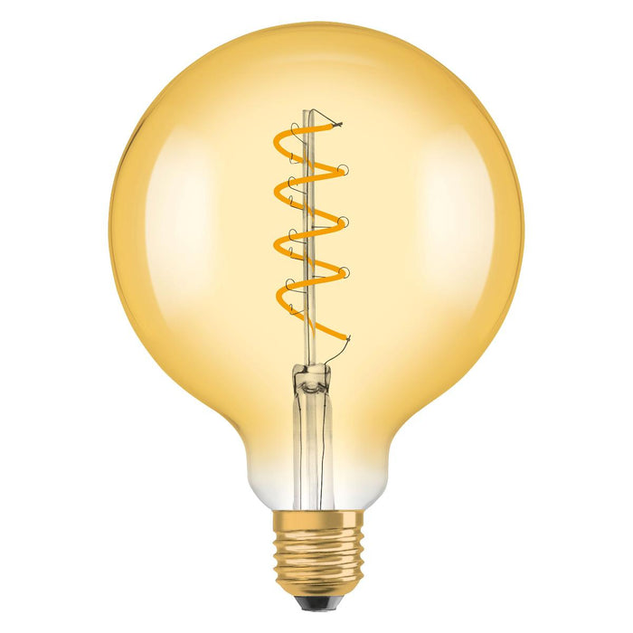 LED ЛАМПА VINTAGE GLOBE125 GOLD28DIM E27