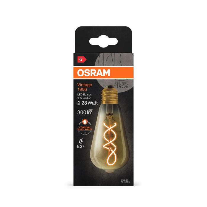 LED ЛАМПА VINTAGE EDISON GOLD28 E27