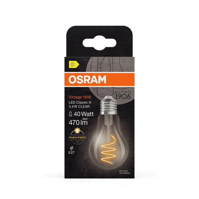 LED ЛАМПА VINTAGE CLA60 CLEAR DIM E27