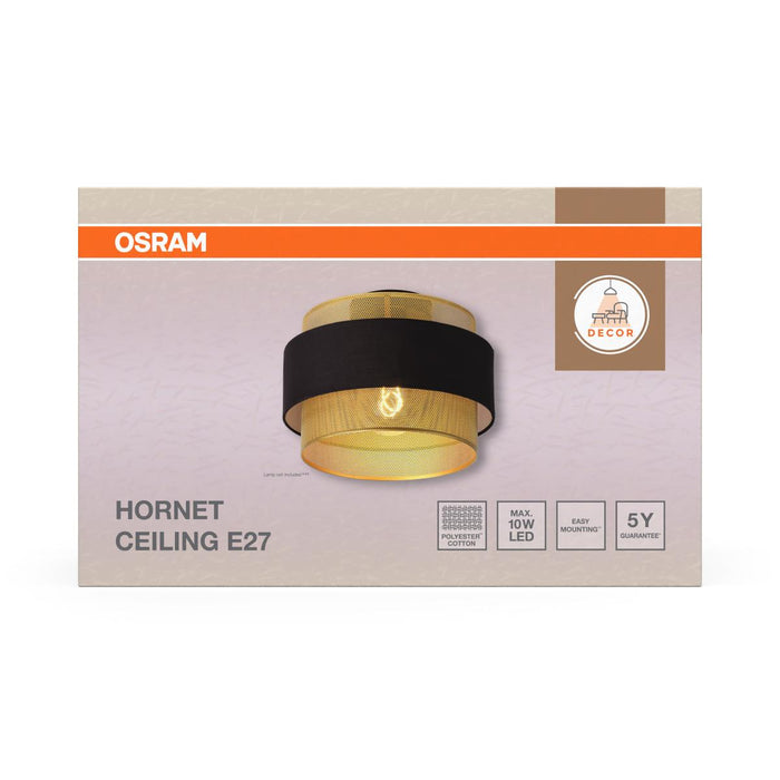 ПЛАФОН HORNET 1XE27 OSRAM
