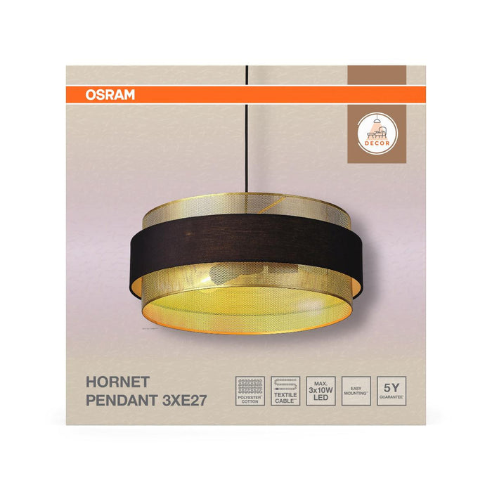ПЕНДЕЛ HORNET 3XE27 OSRAM
