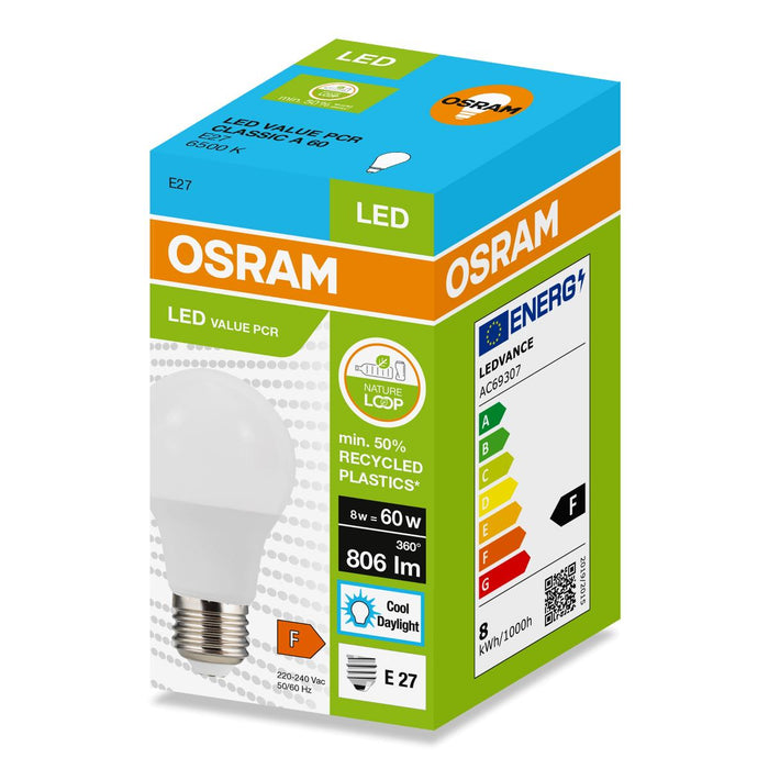 LED ЛАМПА GO GREEN CLA60 6500K 806LM Е27