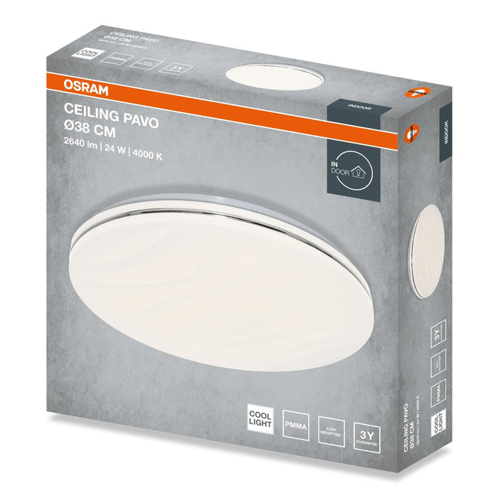 LED ПЛАФОН PAVO OSRAM  24W 4000K Ф38CM