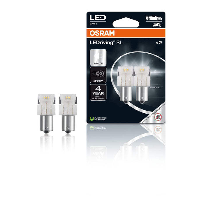 LED АВТО КРУШКИ P21W 1.4 W 6000K OSRAM 7506DWP