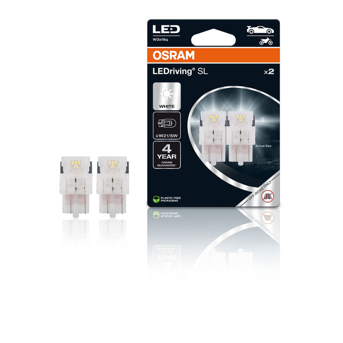 LED АВТО КРУШКИ W21/5W 6000K OSRAM 7515DWP