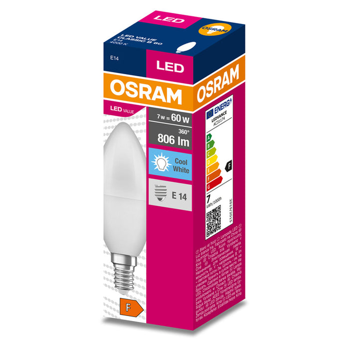 LED КРУШКА СВЕЩ Е14 7W 4000K OSRAM