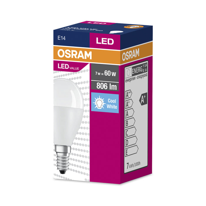 LED КРУШКА СФЕРА Е14 8W 806LM 4000K OSRAM