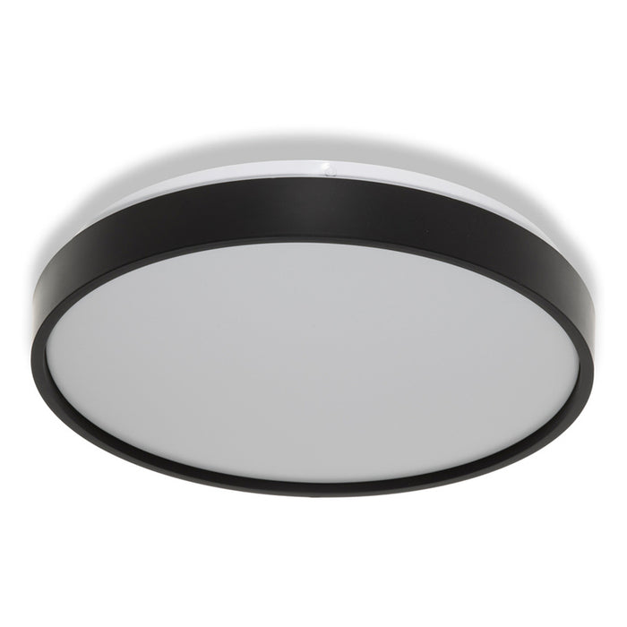 LED ПЛАФОН СЪС СЕНЗОР 18W 32CM 4000K ЧЕРЕН OSRAM LUXO