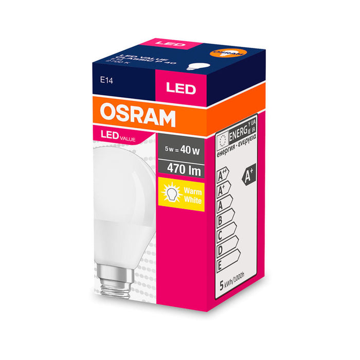 LED КРУШКА OSRAM E14 5W 470LM 2700K ТОПЧЕ