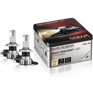 OSRAM H4/H19/R2 LEDRIVING HL VINTAGE 3000K 20W 12/24V METAL BOX X2 PCS