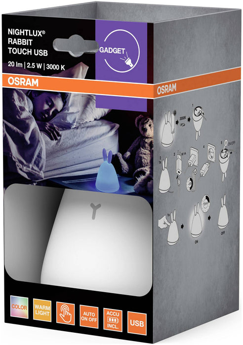Детска сензорна нощна лампа Osram Nightlux - Зайче