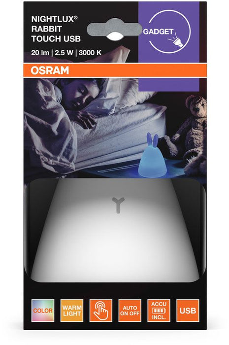 Детска сензорна нощна лампа Osram Nightlux - Зайче