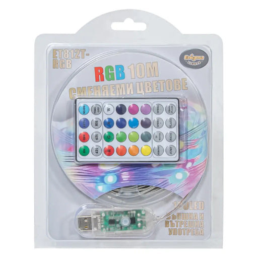 ОСВЕТЛЕНИЕ ГИРЛЯНД 1000CM 100LED ENIGMA ET812T-RGB