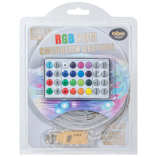ОСВЕТЛЕНИЕ ГИРЛЯНД 2000CM 200LED ENIGMA ET813T-RGB