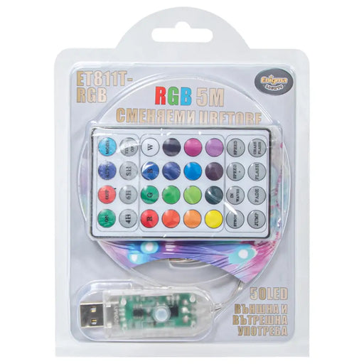 ОСВЕТЛЕНИЕ ГИРЛЯНД 500CM 50LED ENIGMA ET811T-RGB