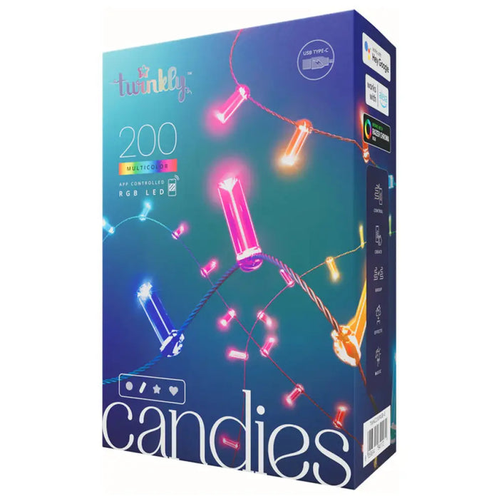 ОСВЕТЛЕНИЕ ГИРЛЯНД 600CM 100LED TWINKLY TWKC100RGB-G