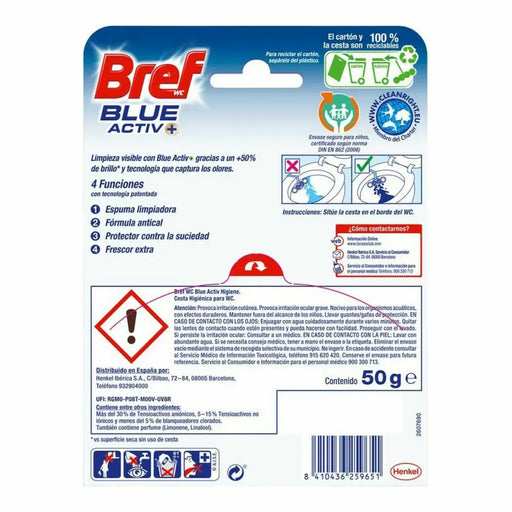 Освежител за тоалетна Bref Blue Activ Aqua Door Hanger 125