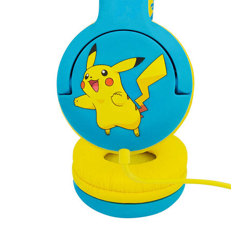 Слушалки с кабел за деца OTL Pokemon Pikachu (синьо-жълти)