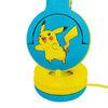 Слушалки с кабел за деца OTL Pokemon Pikachu (синьо-жълти)