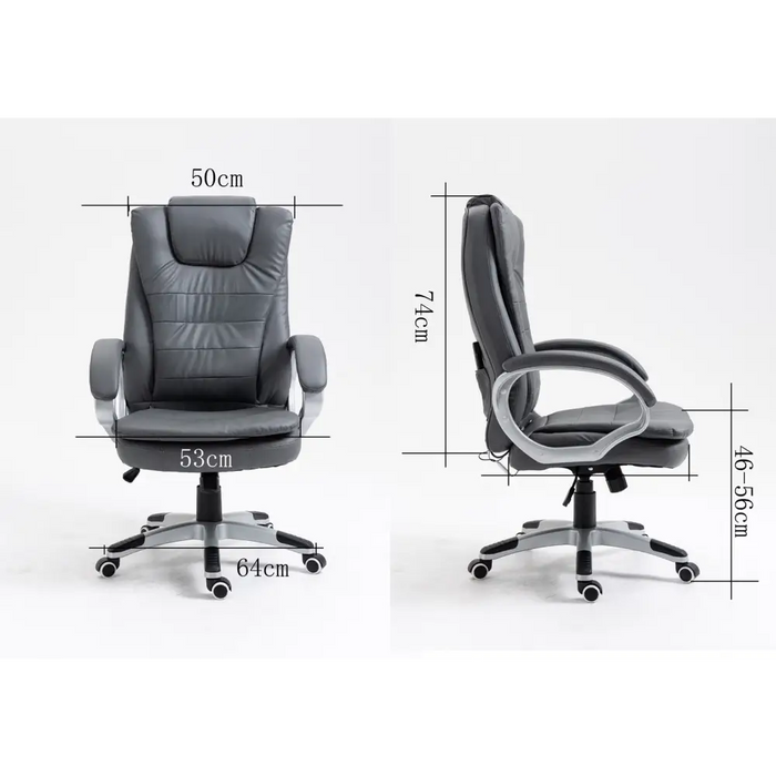 Отопляем офис стол Activejet с масаж YK7304 сив