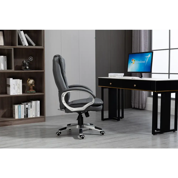 Отопляем офис стол Activejet с масаж YK7304 сив