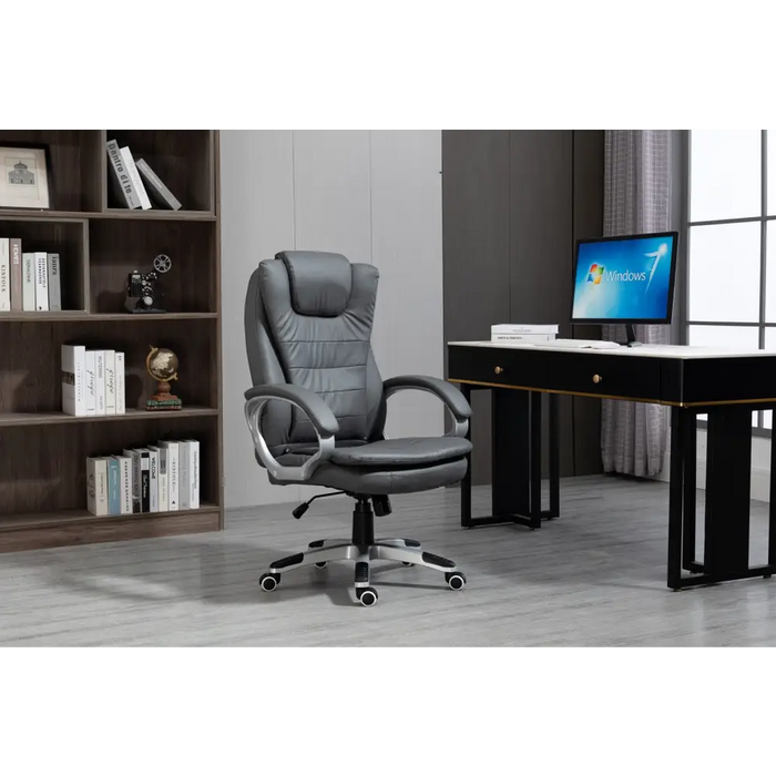 Отопляем офис стол Activejet с масаж YK7304 сив