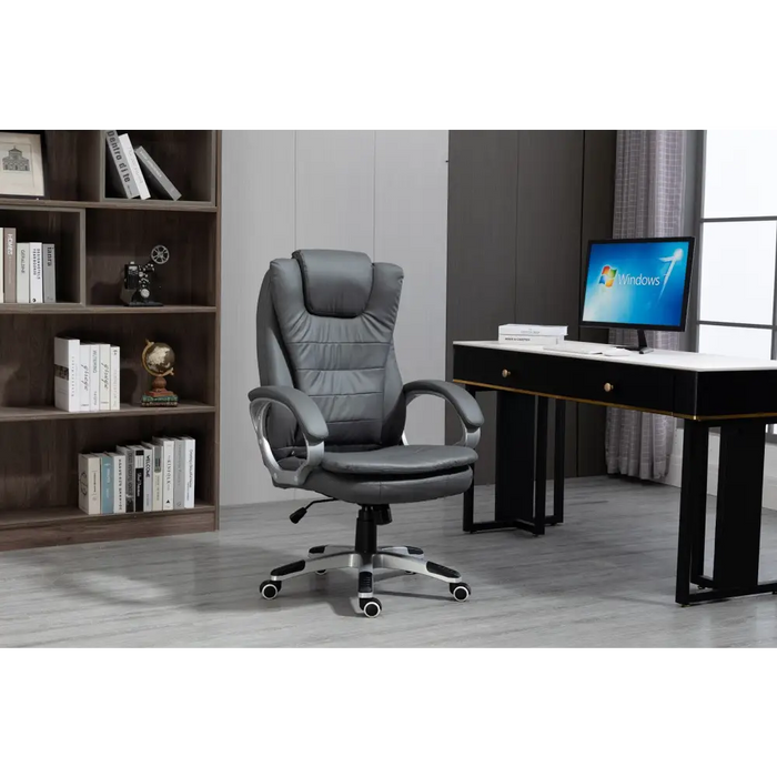 Отопляем офис стол Activejet с масаж YK7304 сив