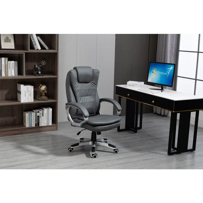 Отопляем офис стол Activejet с масаж YK7304 сив