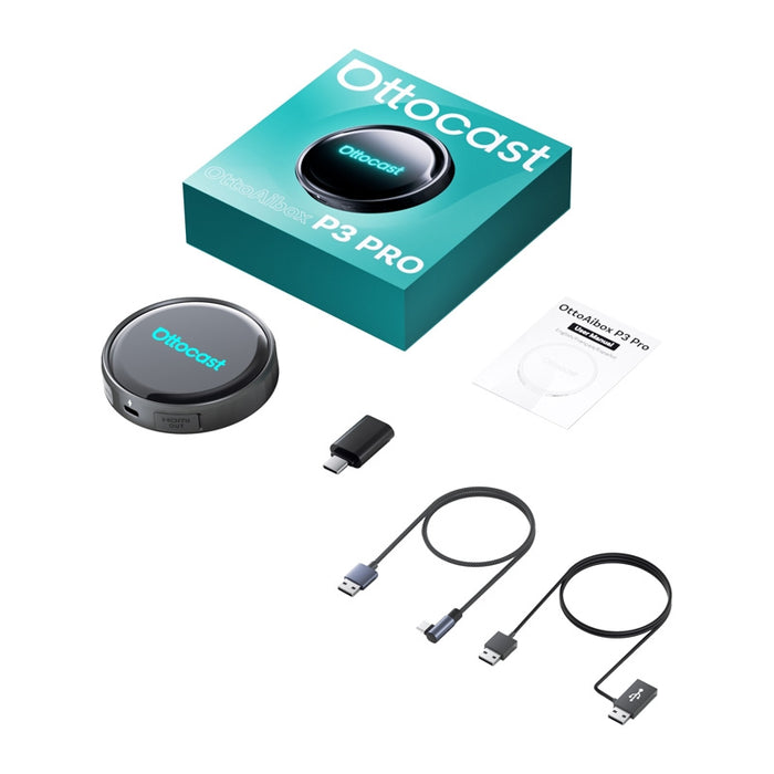 Безжичен адаптер Ottocast OTTOAIBOX P3 Pro за Android