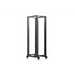 Отворен стелаж Lanberg 19’’ 42U 600x1000 черен