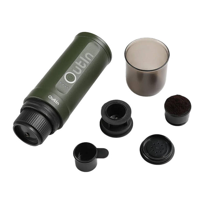 Преносима кафемашина Outin Nano 7500mAh (зелена)