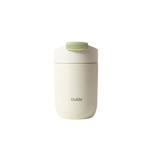 OutIn Travel Tumbler Thermo Mug, 350ml, Sand White EU
