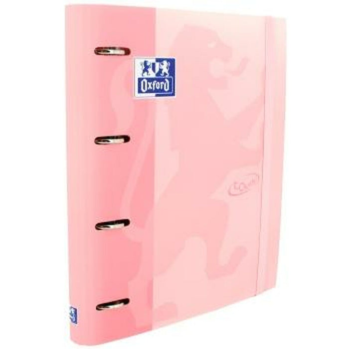 Папка с пръстени Oxford TOUCH Розов A4+ (4 броя)