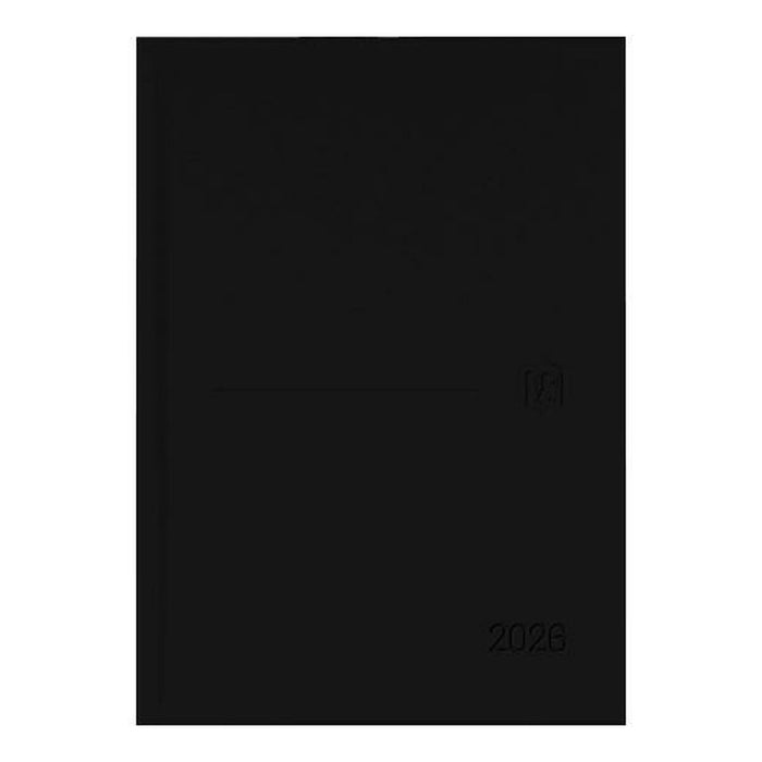 График Oxford MINIMAL Черен A5 21 x 14,8 cm 2026 (5 броя)
