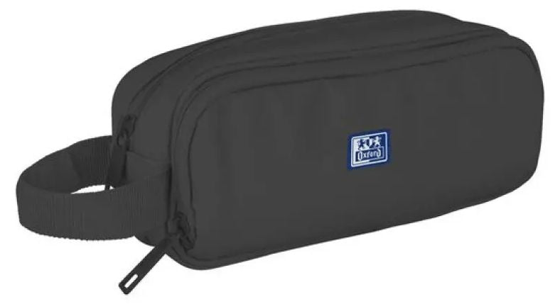 Несесер с дръжка Oxford B-Smart - Черен, 3 ципа